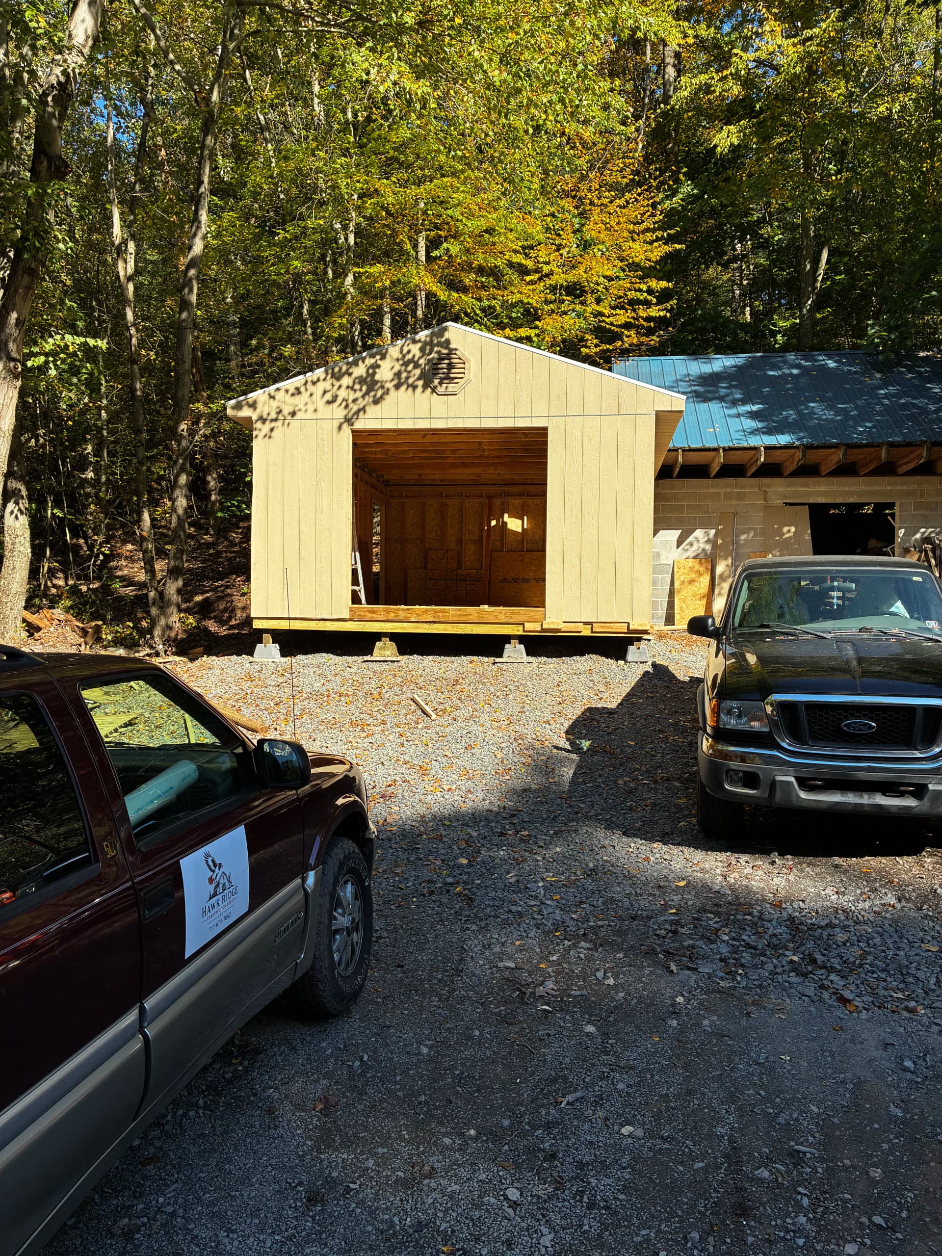Storage Shed Build in Progress - From Ground Up