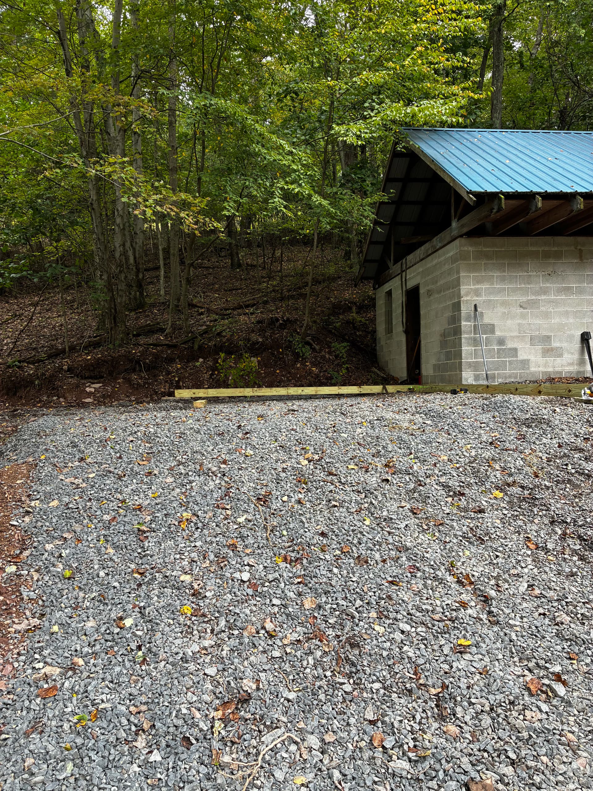 Storage Shed Build in Progress - From Ground Up